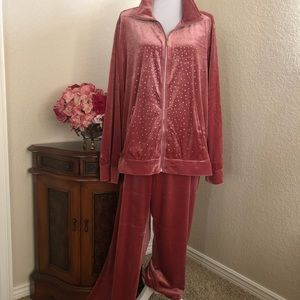 Indigo Rose Velour Lounge Set